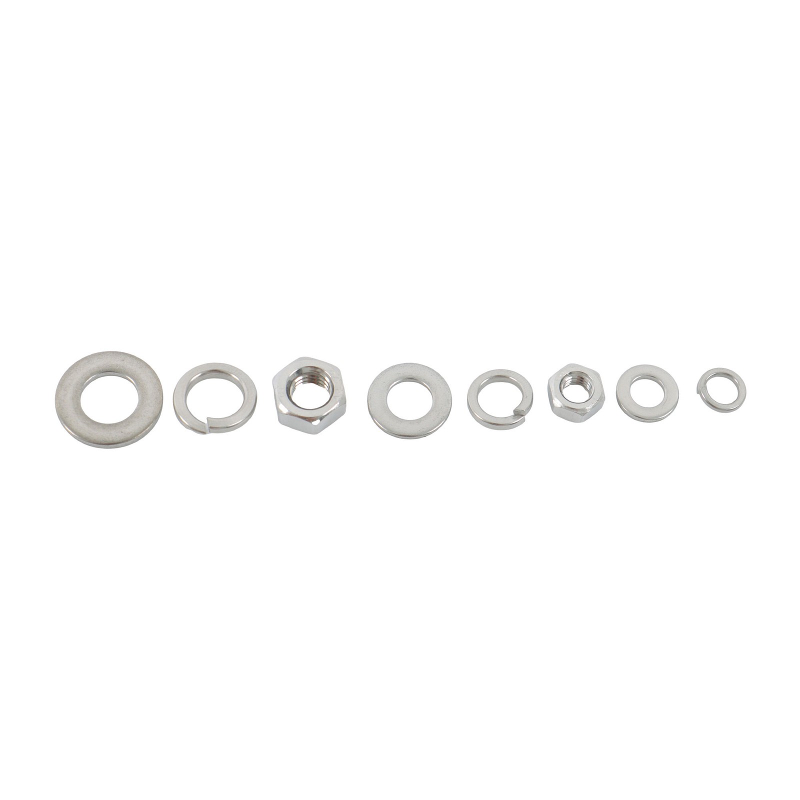 192PCS Stainless Steel Heavy Duty Hex Bolt/Nut Kit M6/M8/M10 304SS w/Washers