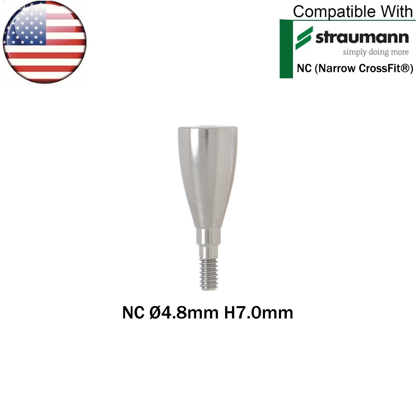 US Straumann Dental NC Healing Abutment Healing Closure Cover Cap Fit ITI BL/BLT