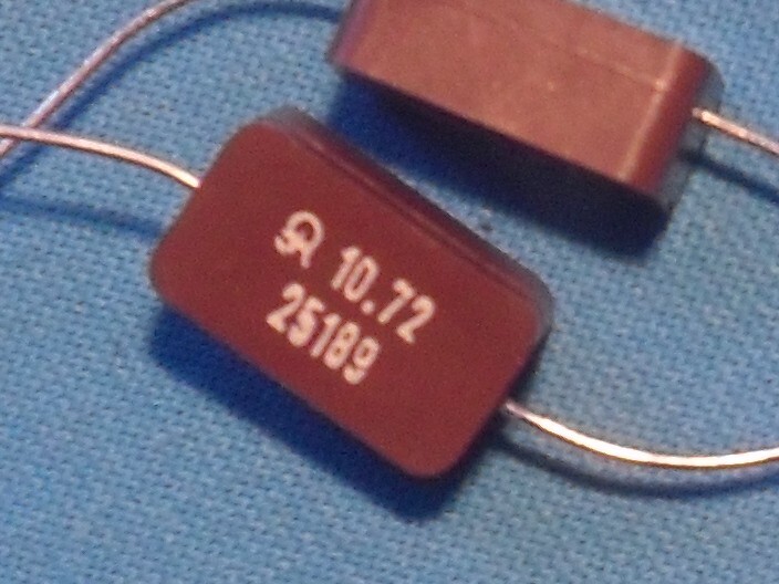 Mica Capacitor by R. Jahre Berlin, 450 pF / 500 V, 3 x Mica Capacitor,