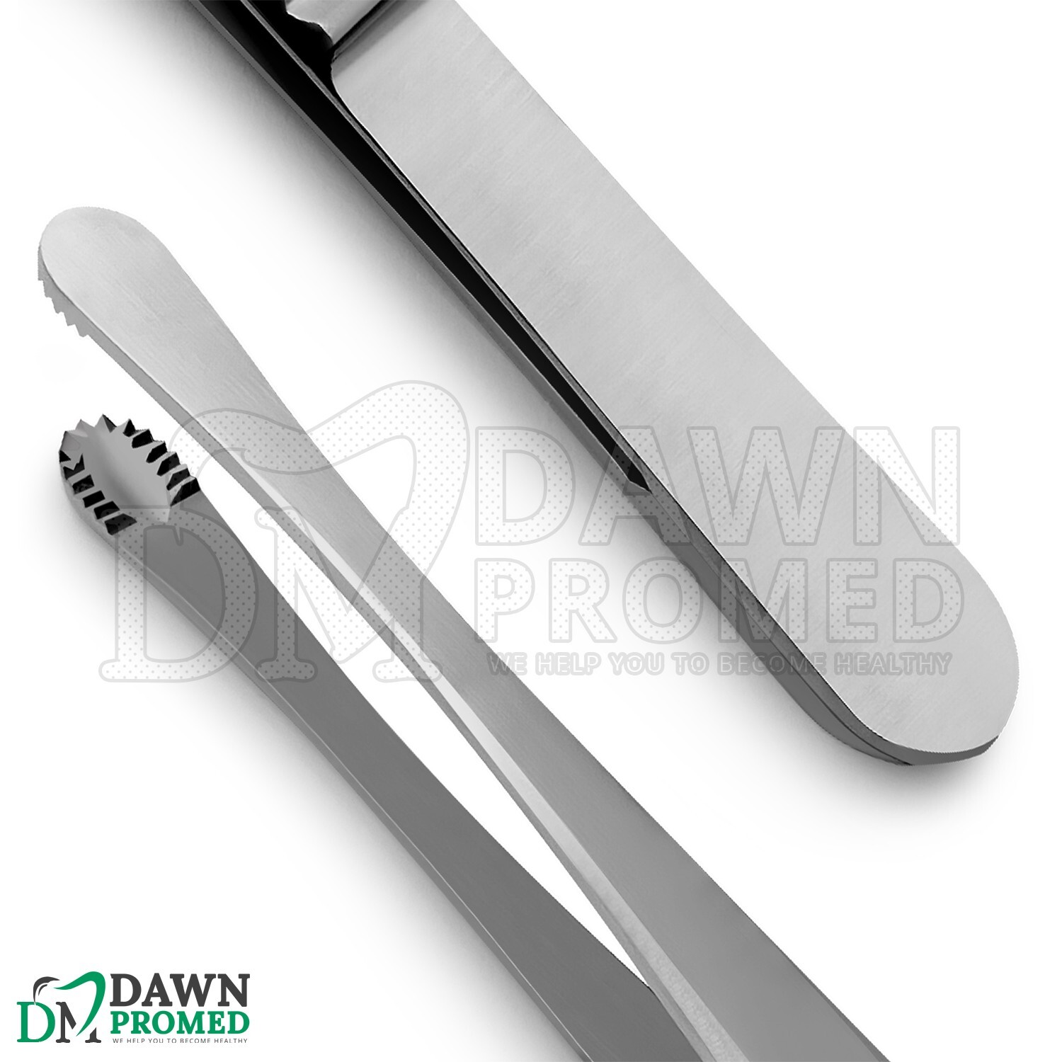 Russian Tissue Forceps 6″ 3 Pcs Set Round Serrated Tips Surgical Inst German Gr