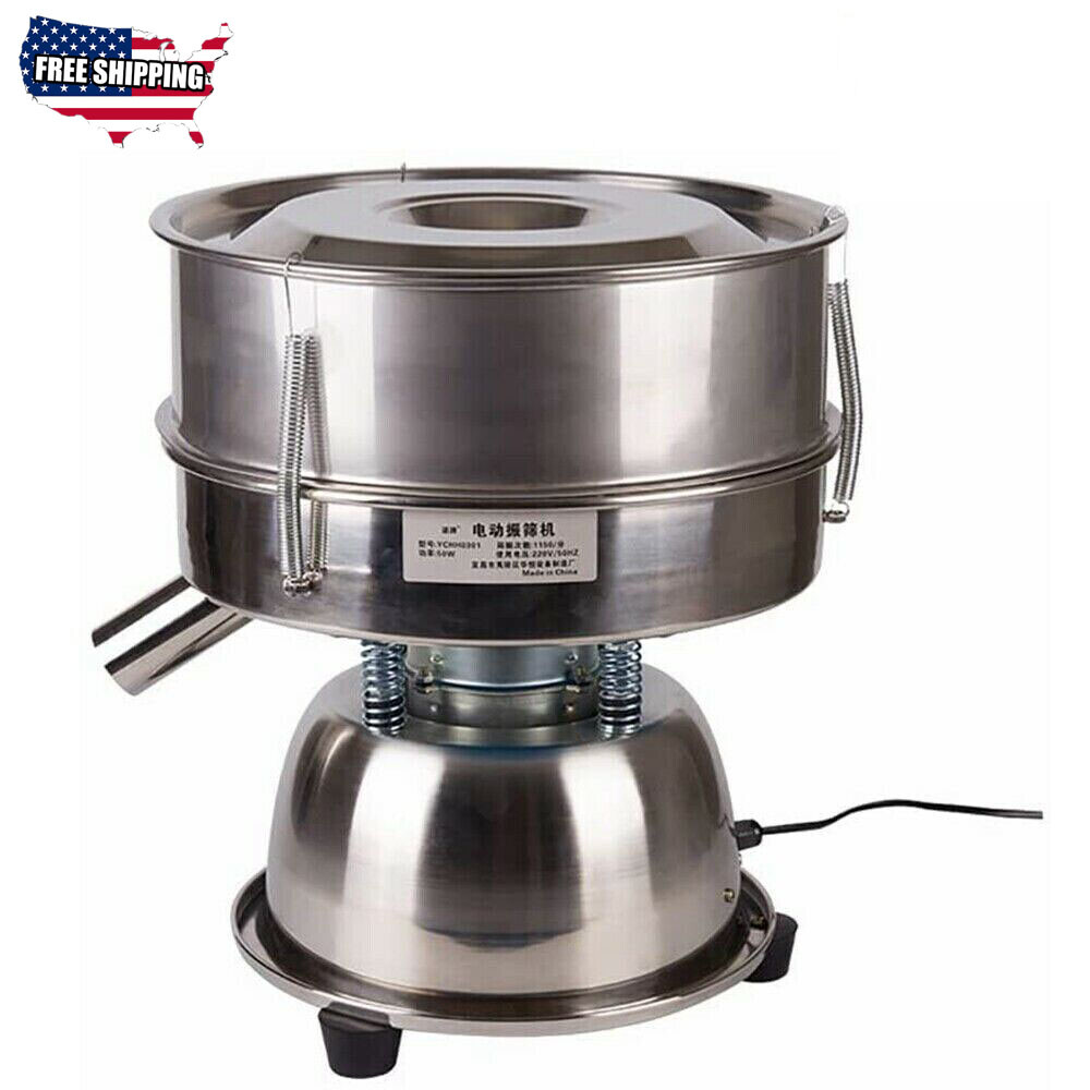 Electric Vibrating Sieve Machine Food Processing Electric Vibrating Flour Sifter