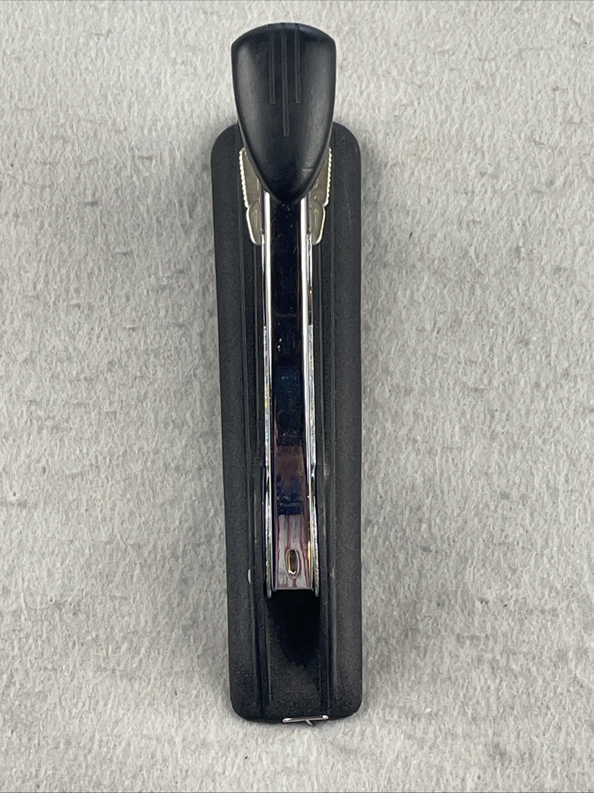Vintage Swingline Speed Stapler 4 Art Deco Black Chrome Silver Made In USA Works