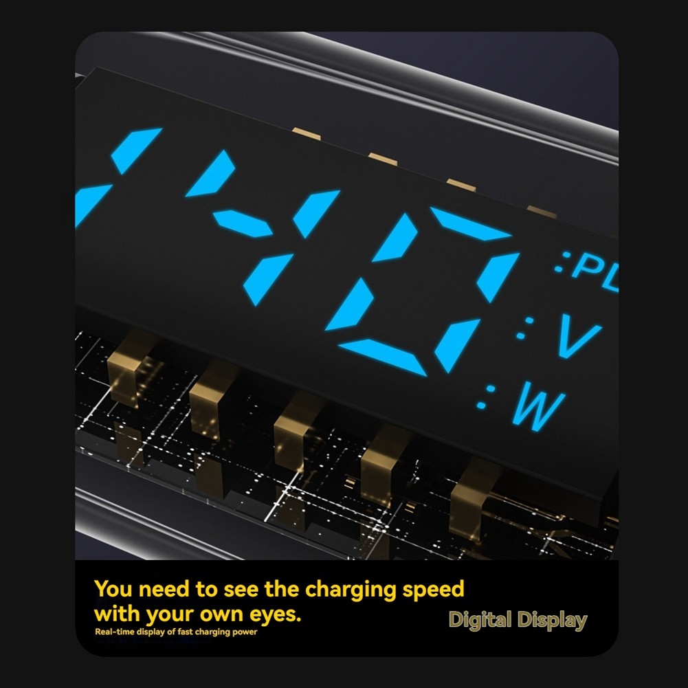 USB C Adapter LED Wattage Display 140W 40Gbps 8K USB C Extension PD3.1 Type3464