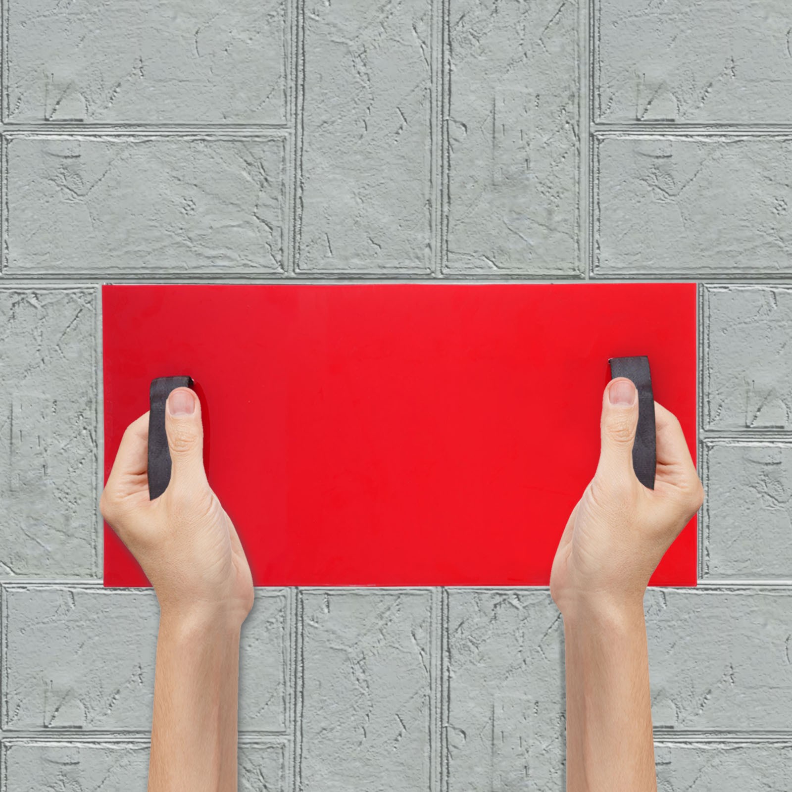 Concrete Stamps Mat Decorative Creative Texture Concrete Texture Mold Mat 23*11″