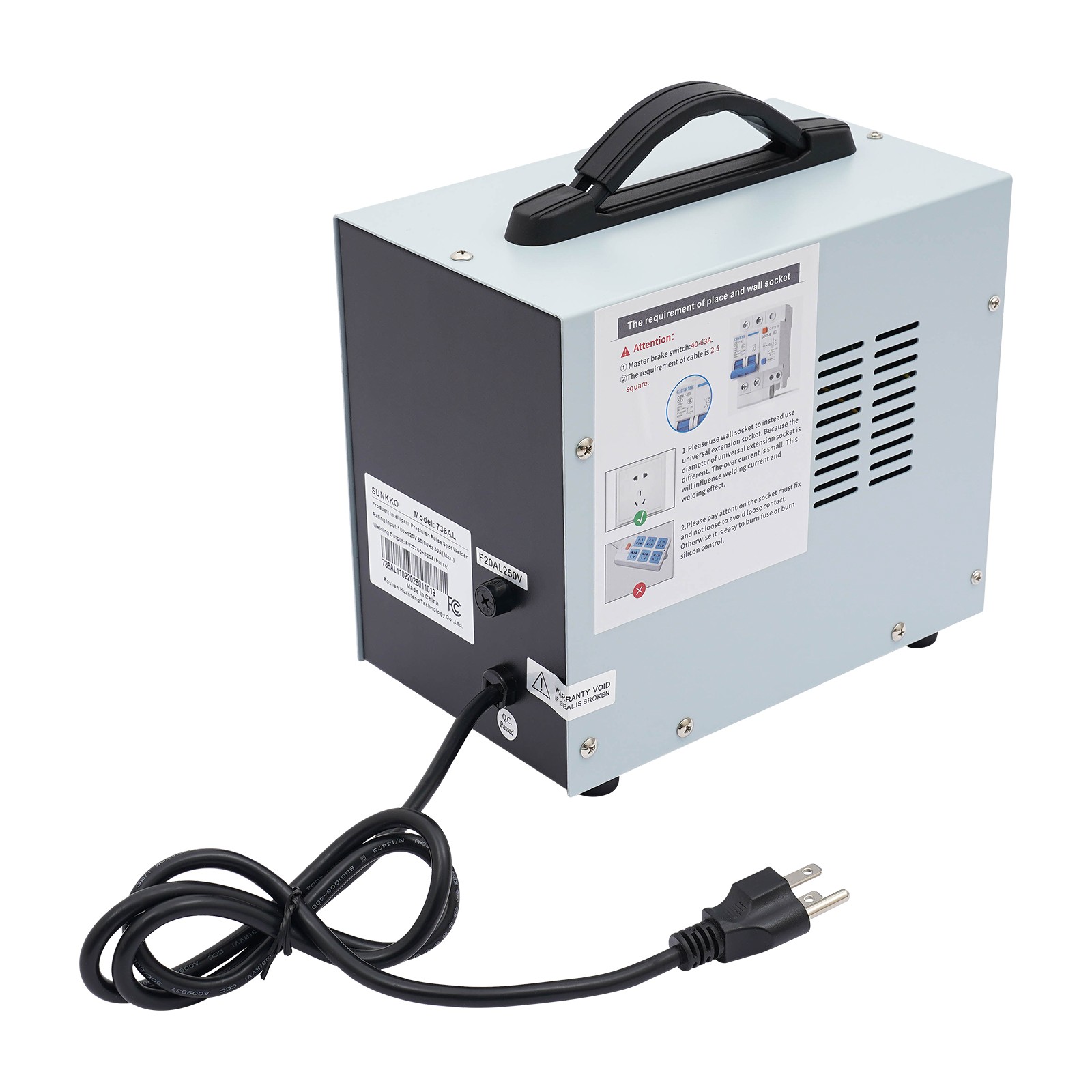 738AL Battery Pulse Spot Welder for Soldering & Welding Machine w/Telescopic Arm