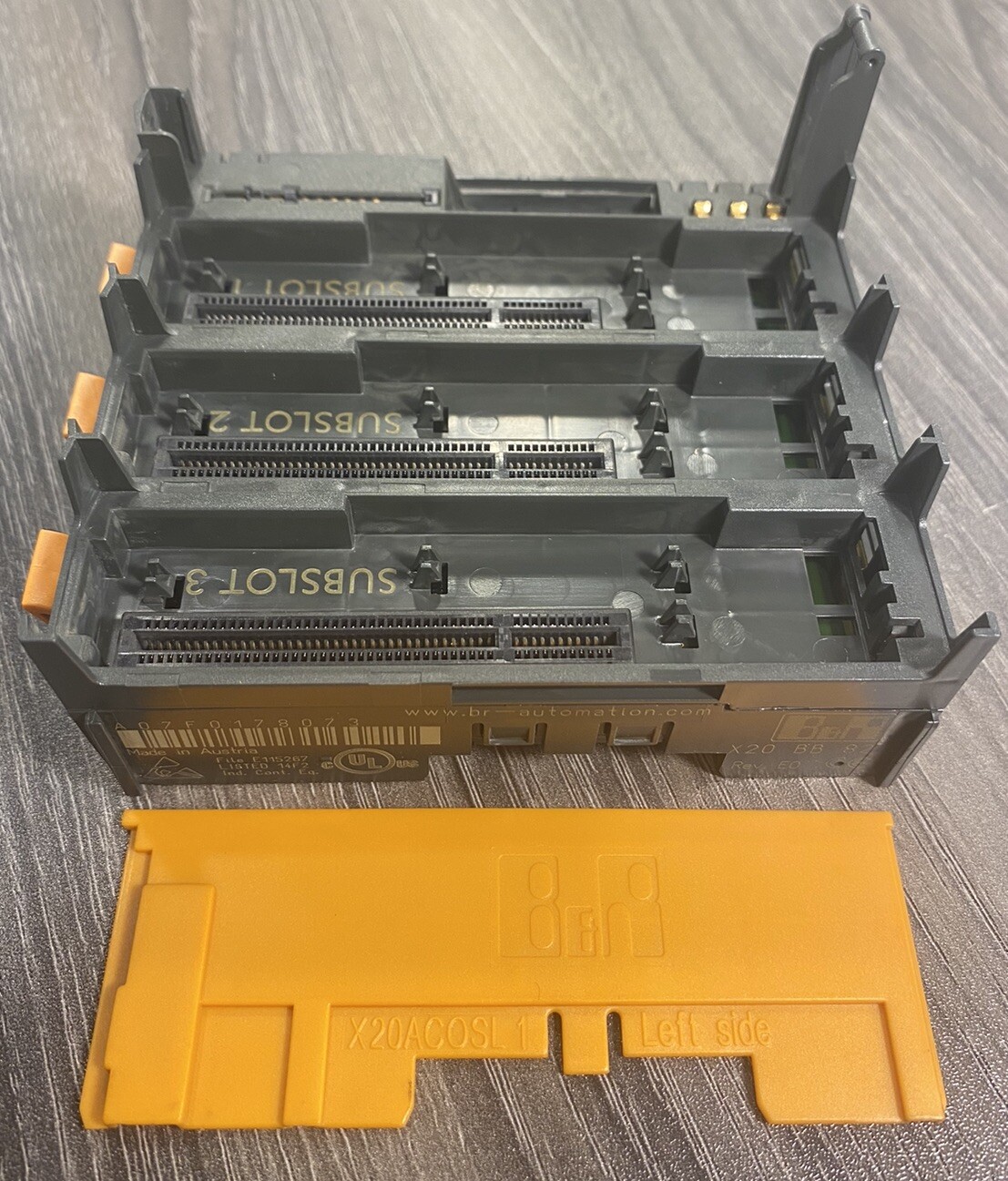 B&R X20 BB 82 X20BB82 Bus Base 2 Expansion Slots includes Left Side Cover – USA