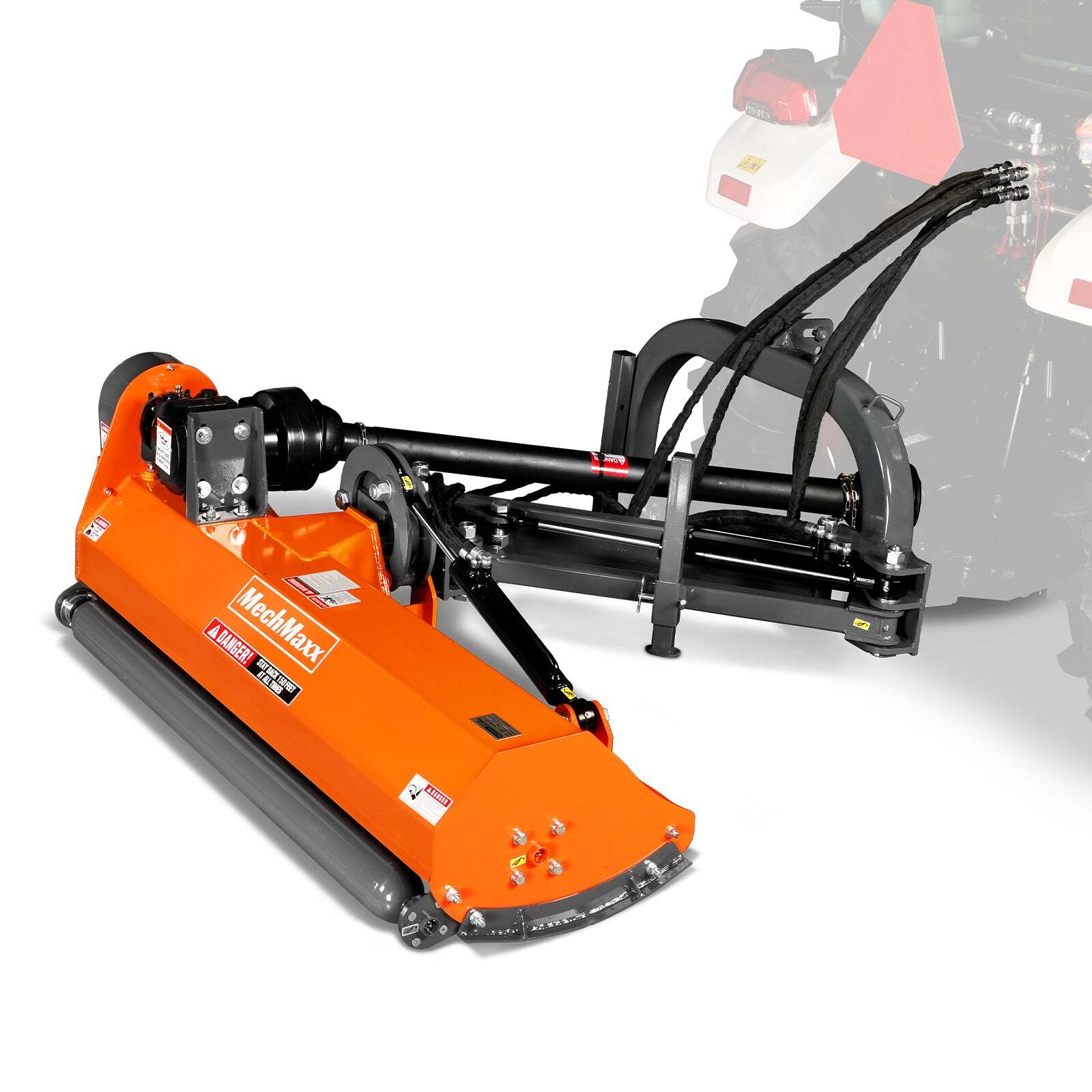 MechMaxx 3-Point PTO Offset Flail Ditch 60″ Bank Mower, 25-60HP, CAT 1, VAM60