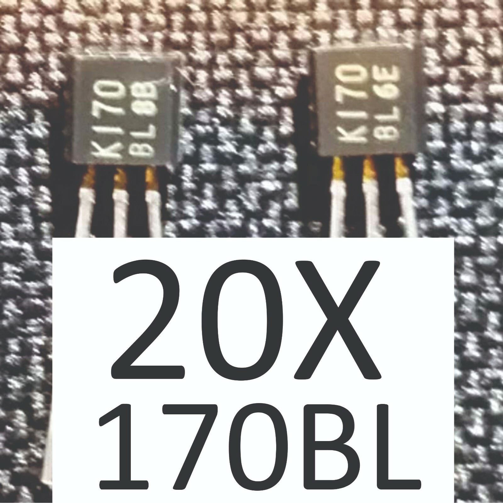 Qty 20 2SK170 Toshiba J-FETs – 2SK170BL – NEW – “B” / “BL” Grade (6-12mA)