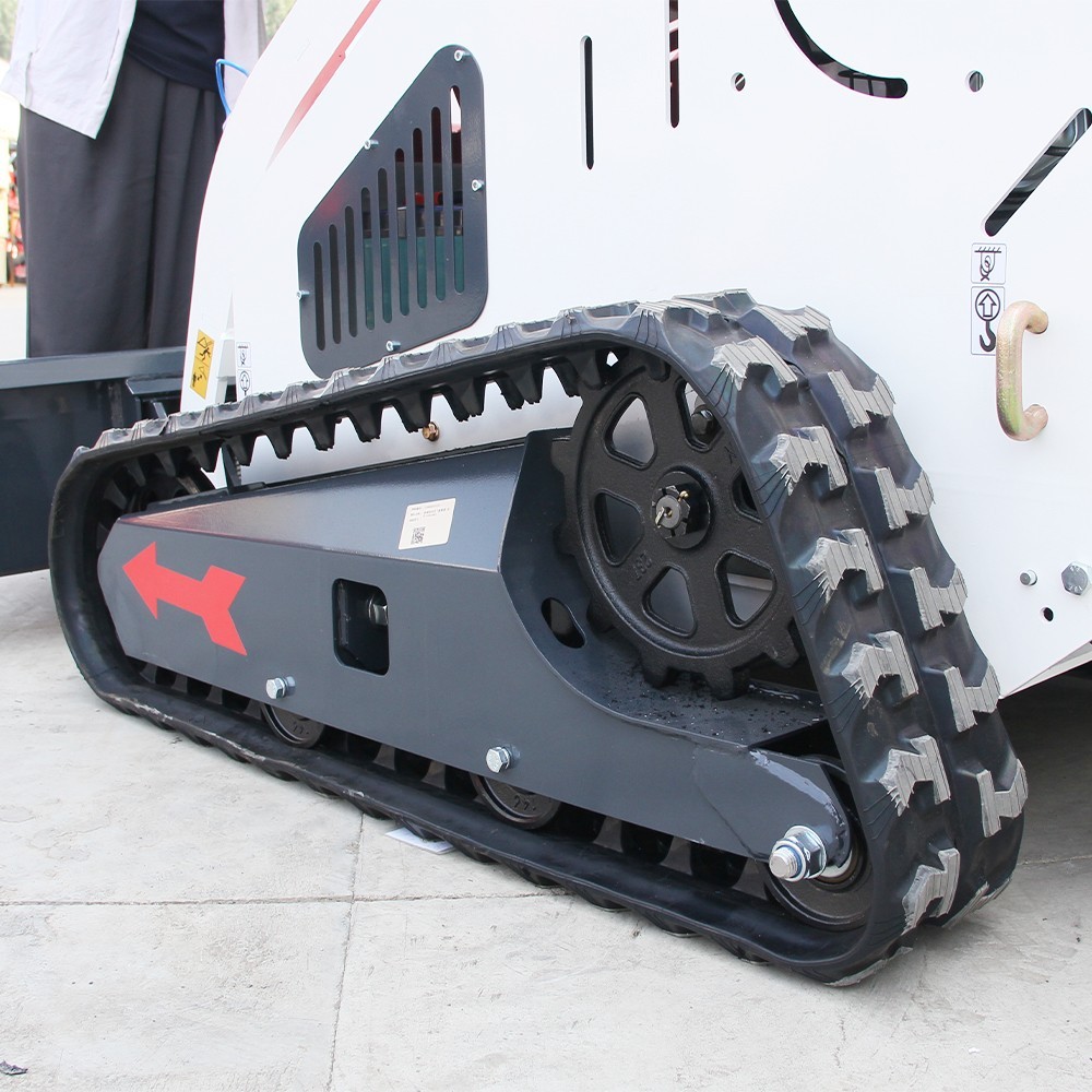 13.5HP Mini Track Skid Steer Loader, 2-Cylinder Gas Engine, USA Free Shipping