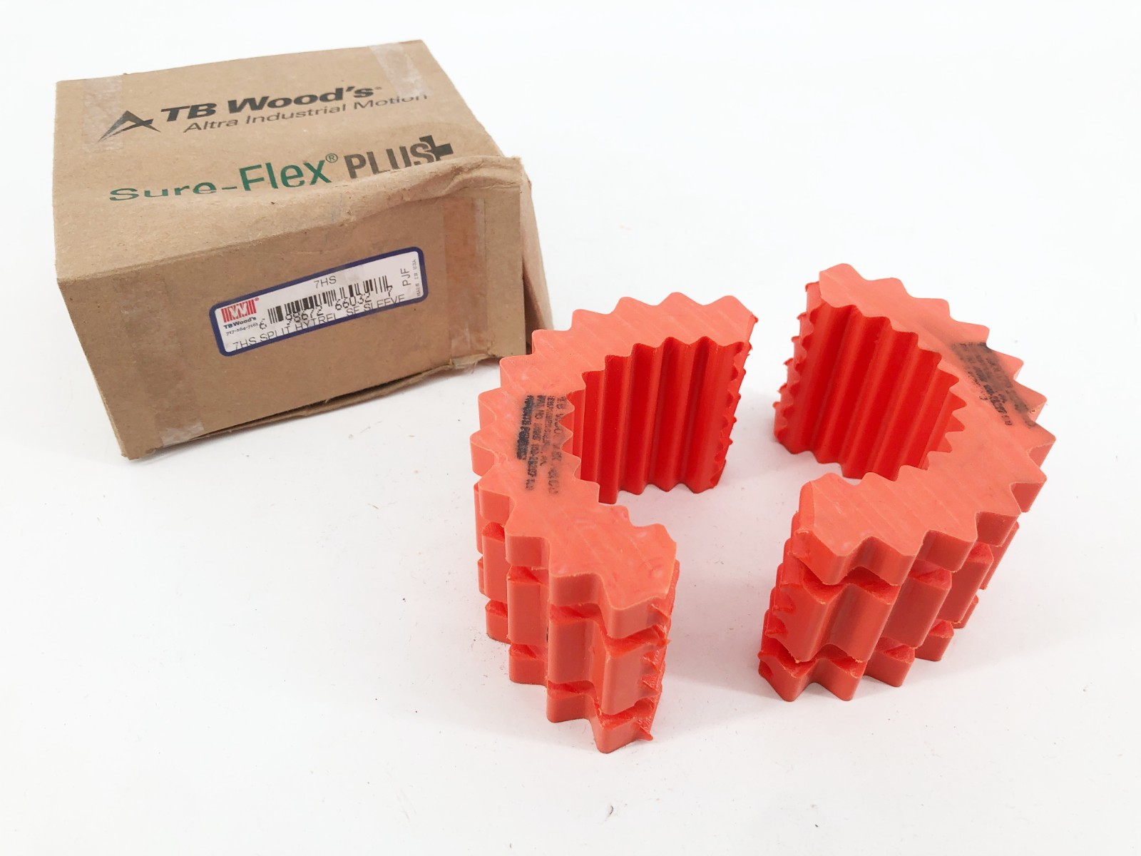 New TB Wood’s 7HS Sure-Flex Hytrel Split Sleeve Coupling