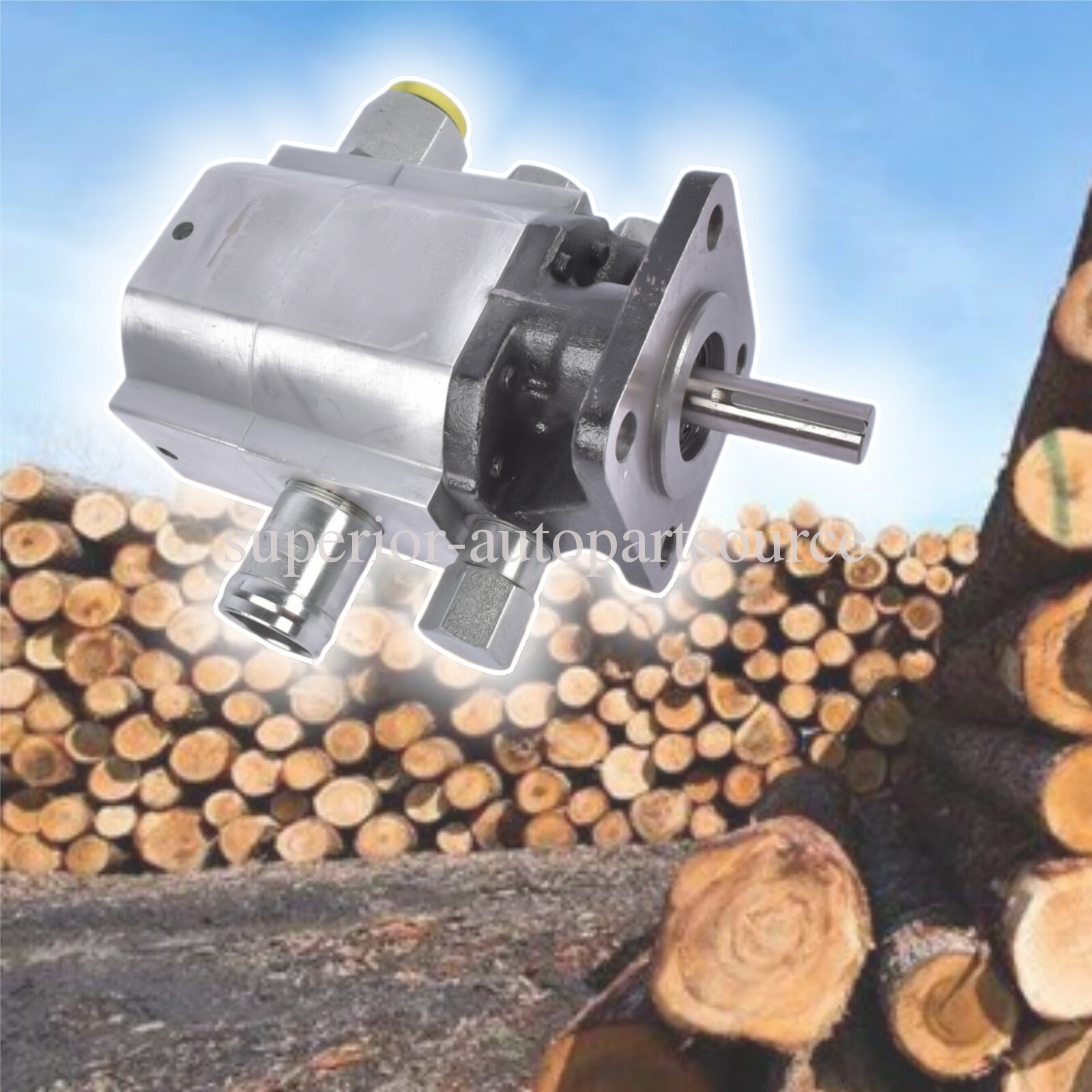 Hydraulic Wood Log Splitter Pump 13 GPM 2 Stage 3000 PSI Hydraulic Gear Pump