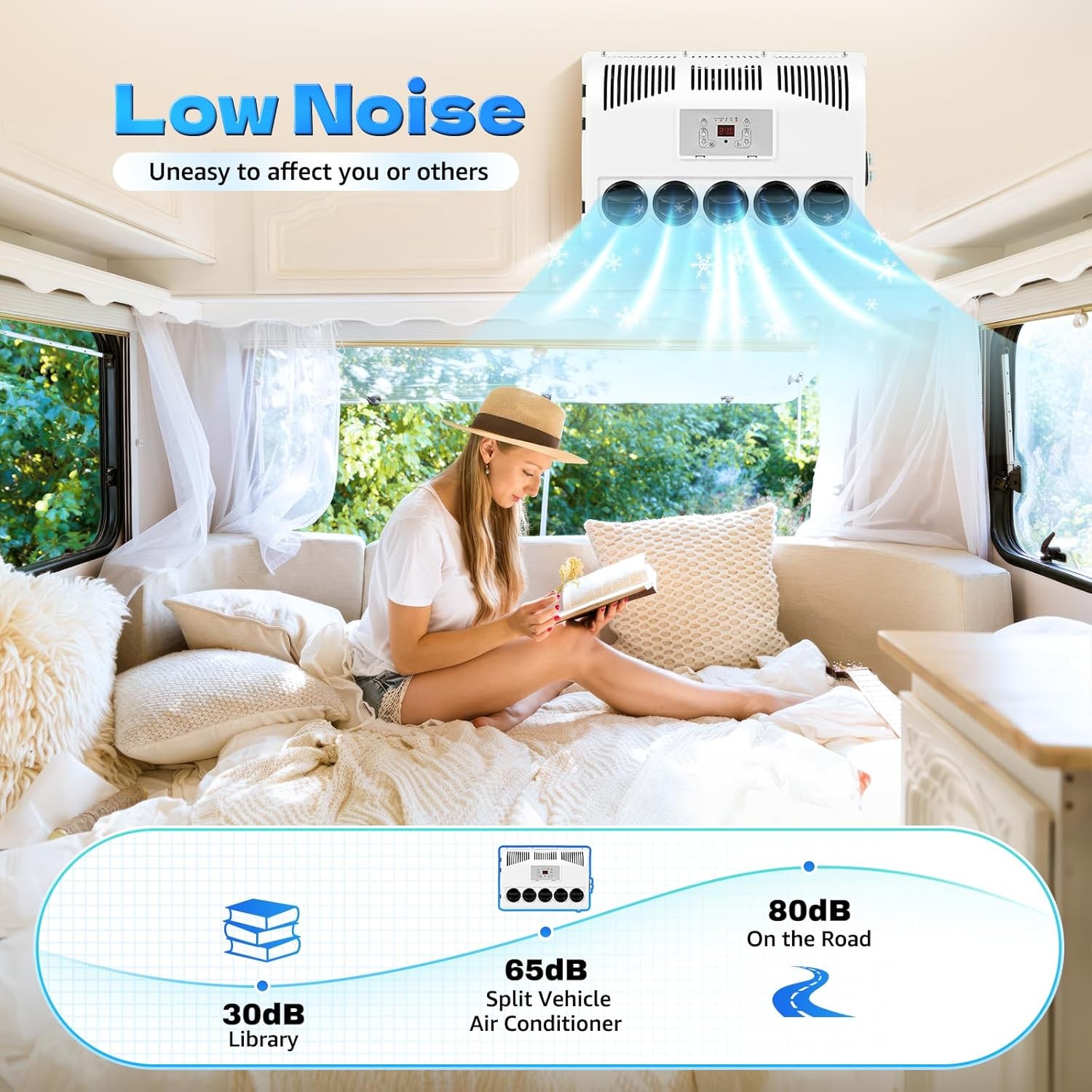 12V 11000BTU Universal Car Hanging Air Conditioner A/C Kit For Car Truck Vehicle
