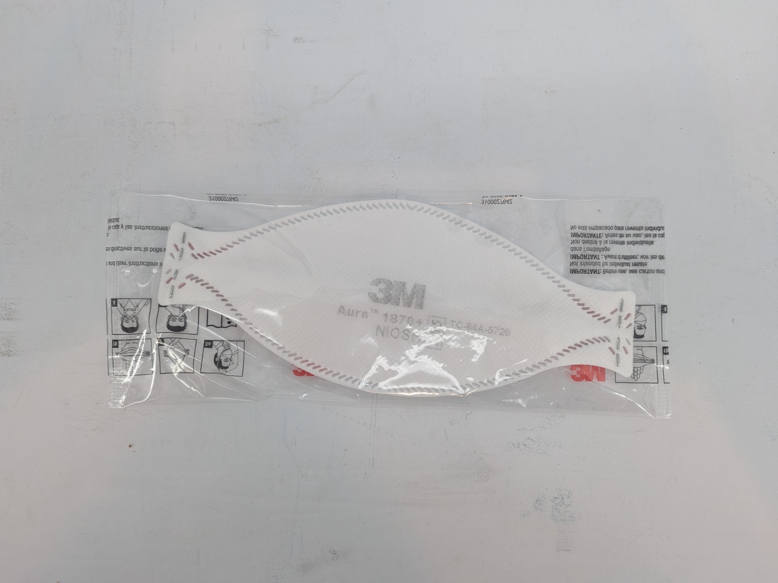 Lot of 25 | 3M 1870+ Aura N95 NIOSH Respirator & Face Masks EXP 8/26 | Brand New