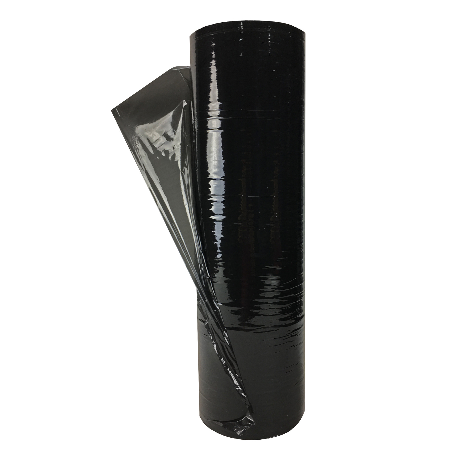 UOFFICE Color Stretch Wrap 18″ x 1500′ x 80G, 4 Rls/Cs Hand Wrap Cast Black