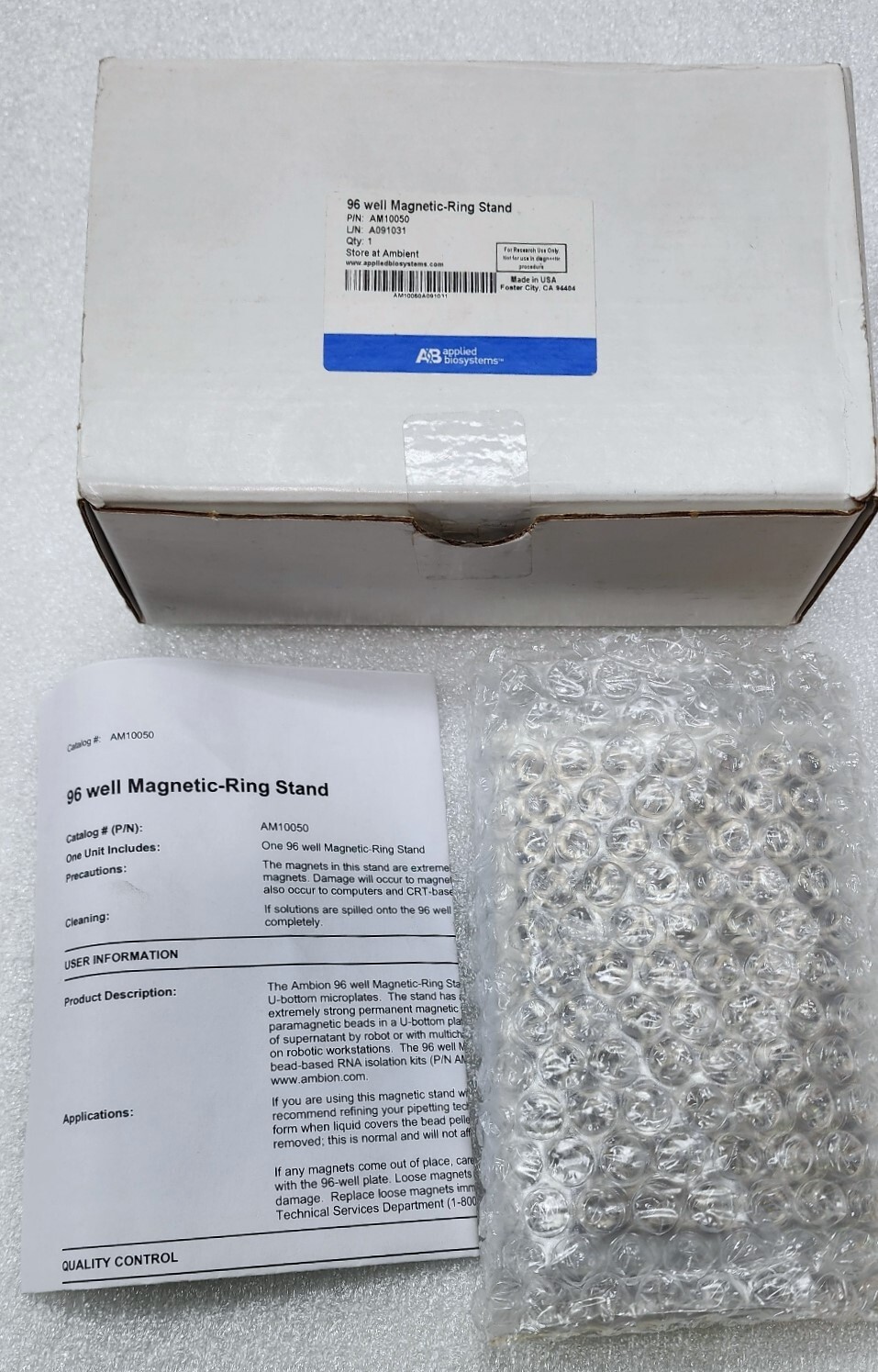 Thermo Scientific AB AM10050 Magnetic-Ring Stand (96 well)