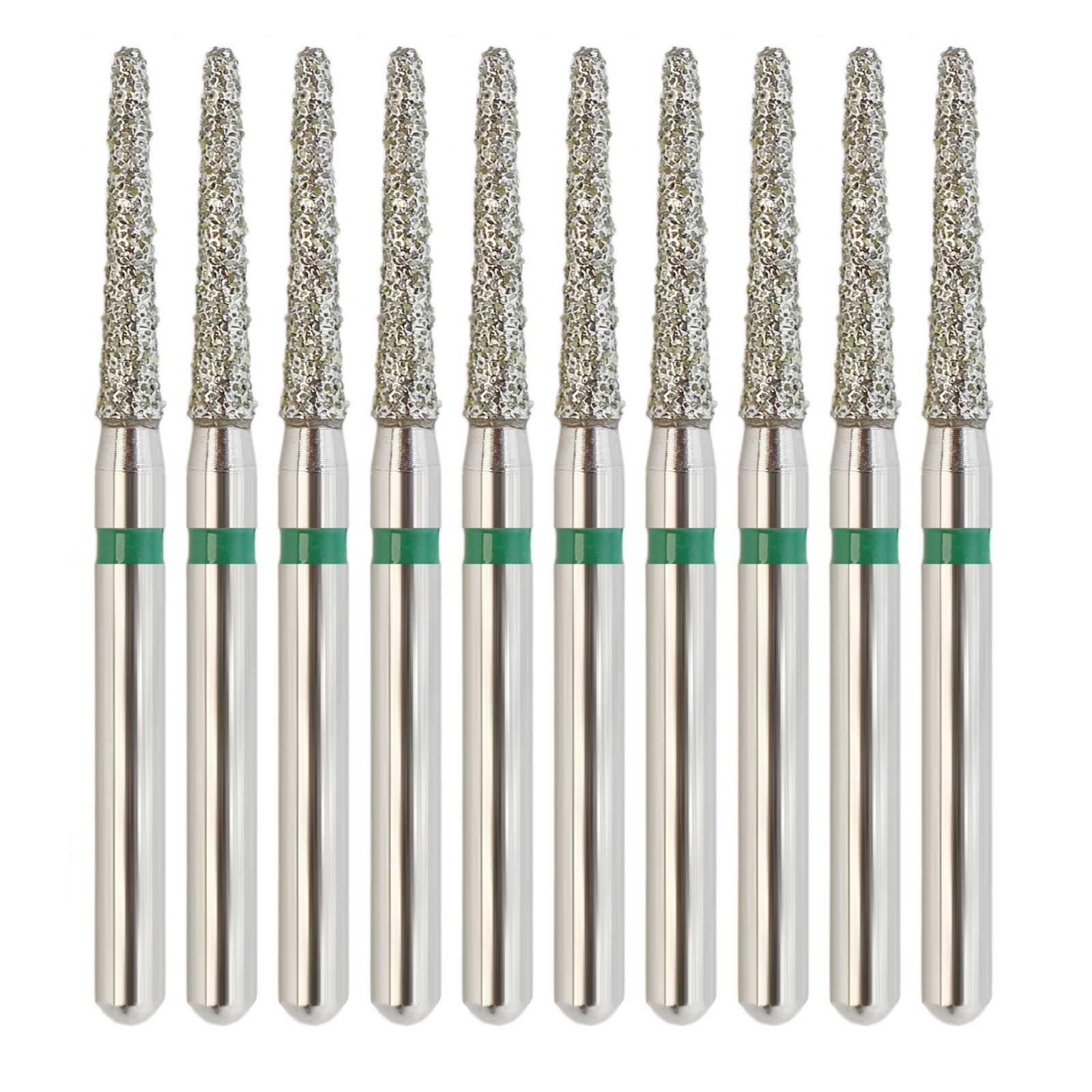 Multi-Use Round End Taper Dental Diamond Burs Friction Grip FG 856/014C Coarse