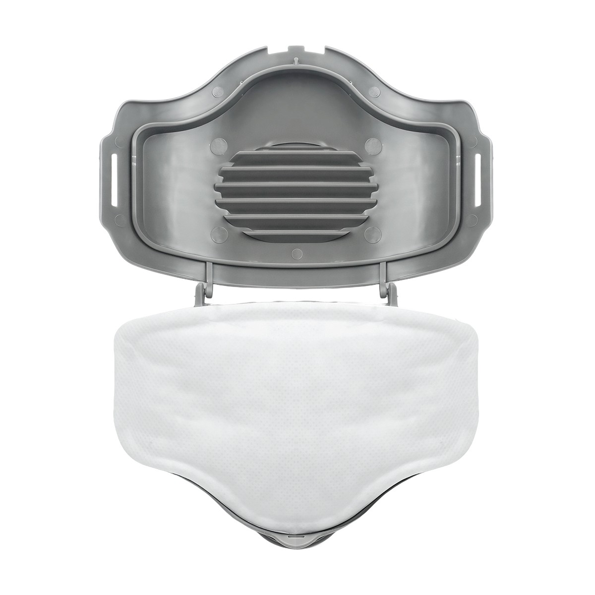 Half Face Gas Mask Dual Filter Cartridge Work Safety Chemical Respirator Glasses