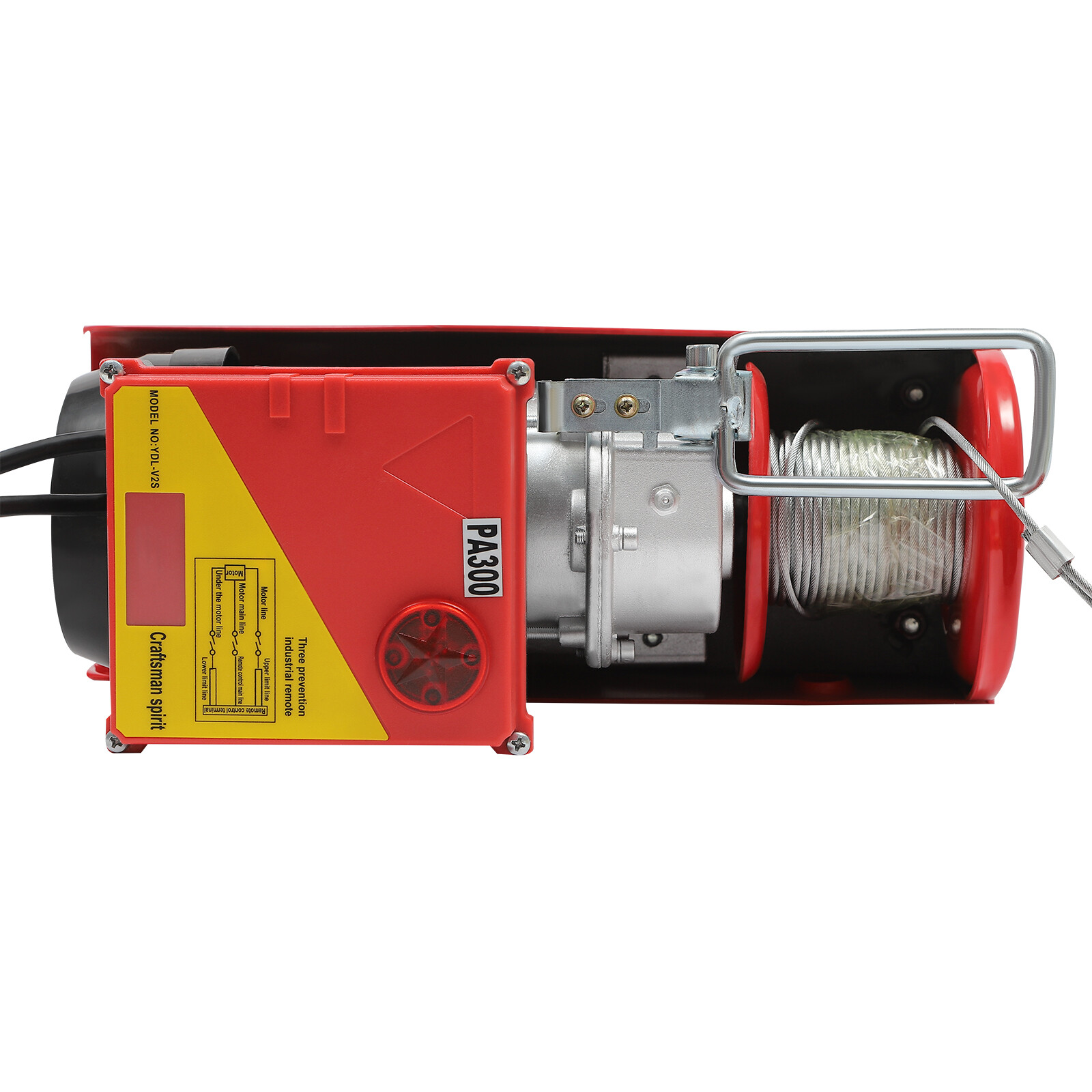 2-In-1 Electric Hoist Warehouses Single/Double Slings 660lbs Electric Lift Winch