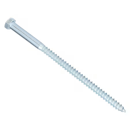 Zoro Select U08280.037.0700 Lag Screw, 3/8 In, 7 In, Steel, Zinc Plated Hex