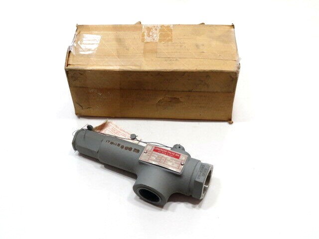 1″ X 1″ Lonergan J-L14X-E20-JS Safety Relief Valve 38.4 GPM 700PSI NEW IN BOX