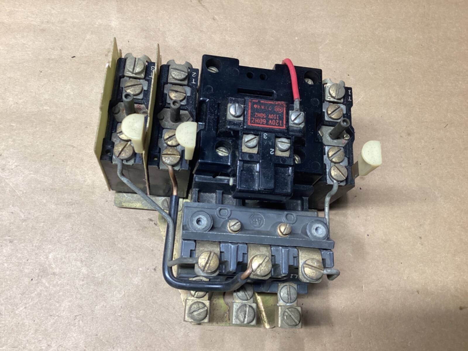 ALLEN BRADLEY FULL VOLTAGE STARTER 709-BOD103 SER K, SIZE 1 #100G168PR7*CO