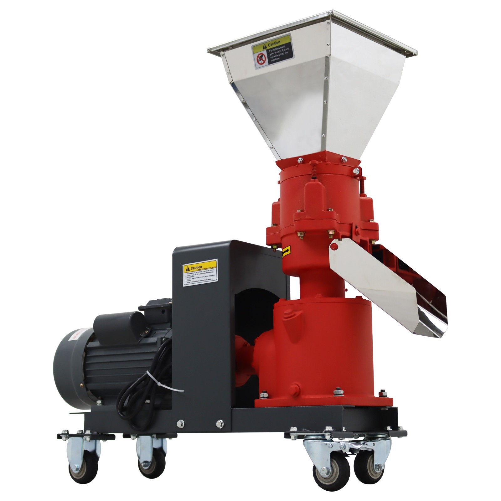 2.5mm Feed Pellet Mill Machine Feed Granulator 3 Head Press Roller 150KG/h 220V
