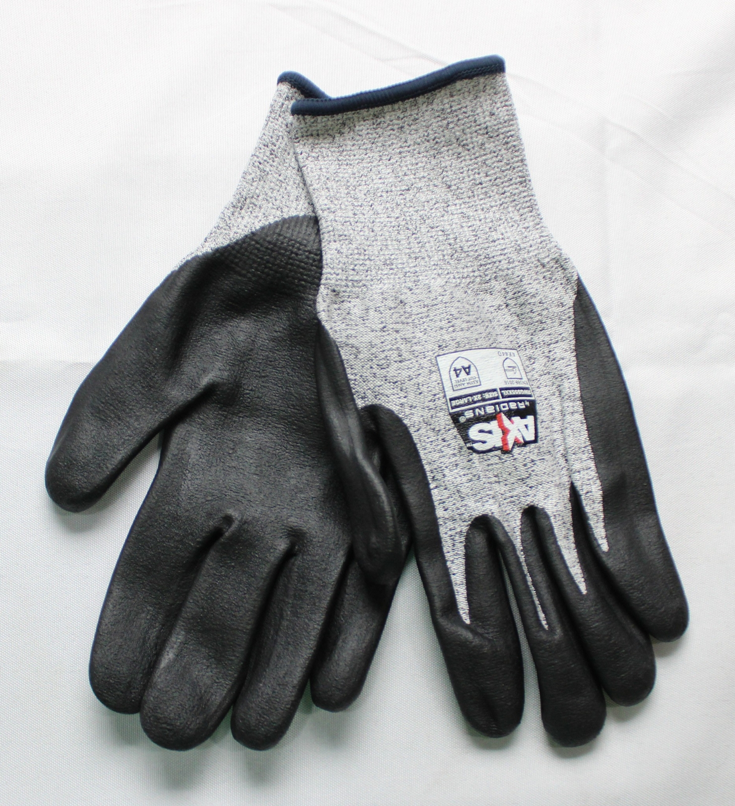 Radians Adults RWG555 A4 Cut Protection Work Gloves JL3 Gray/Black Size 2XL
