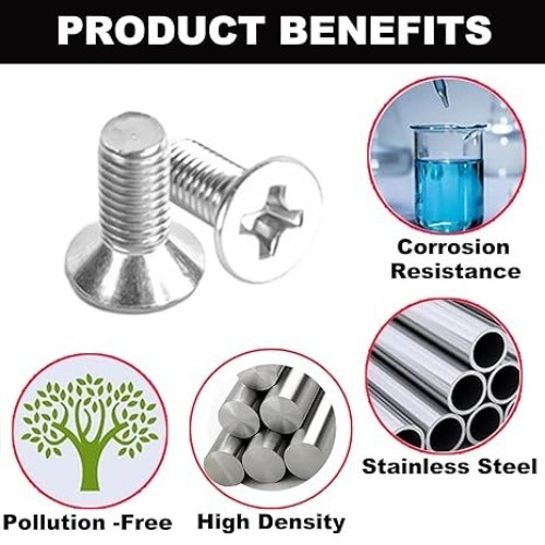 8pcs Stainless Steel Rotor Brake Disc Retaining Screws 9360 Number of Items: 8