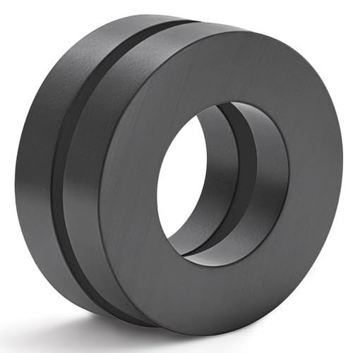 Large Magnet – Grade 10 Big Magnets Heavy Duty, OD60 x ID32 x 10mm Strong Round