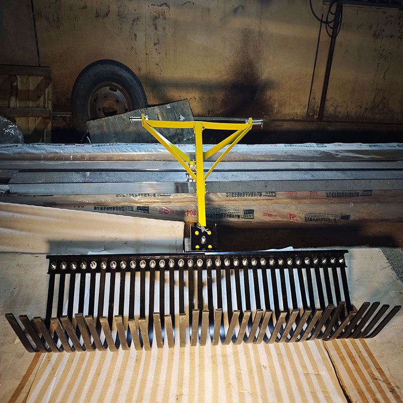 Heavy Duty 60″ Landscape Rake for Category 1 Compact Tractors 3-Point Hitch