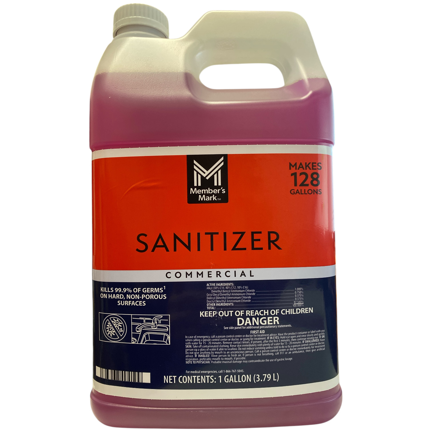 Member’s Mark Concentrated Commercial Sanitizer, 1 Gallon