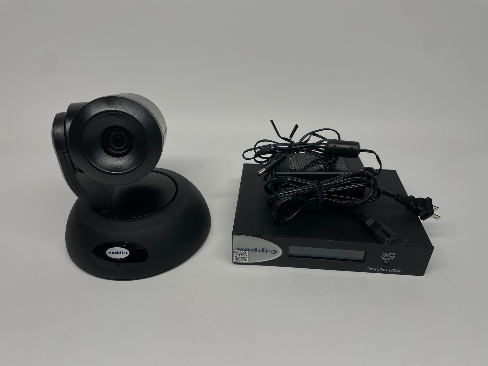 Vaddio ROBOSHOT 12E HDBT Camera and ONELINK HDMI Interface w/ Power Supply