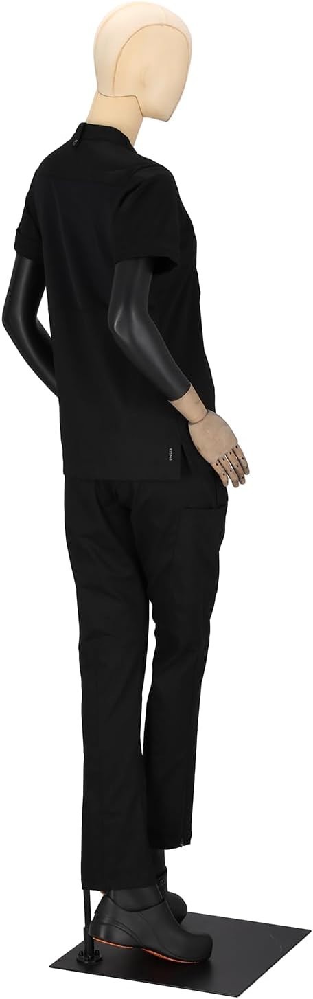 UNSER Women’s Dimitri Short Sleeve Chef Coat Professional Kitchen Uniform