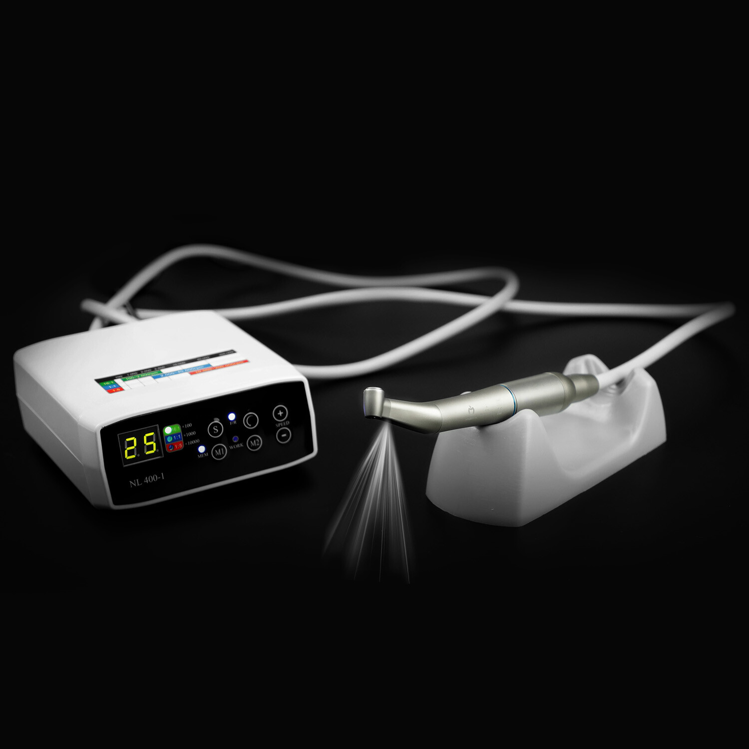 CICADA Dental Electric Motor NL400-1 + 1:1 Fiber Optic Contra Angle Handpiece