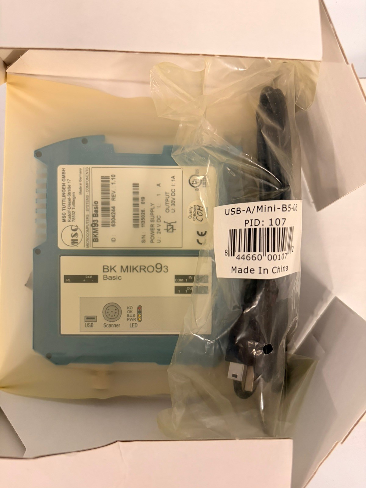 Surplus NEW BK Mikro BKM93 Basic Control Unit 24VDC – FREE SHIPPING US STOCK