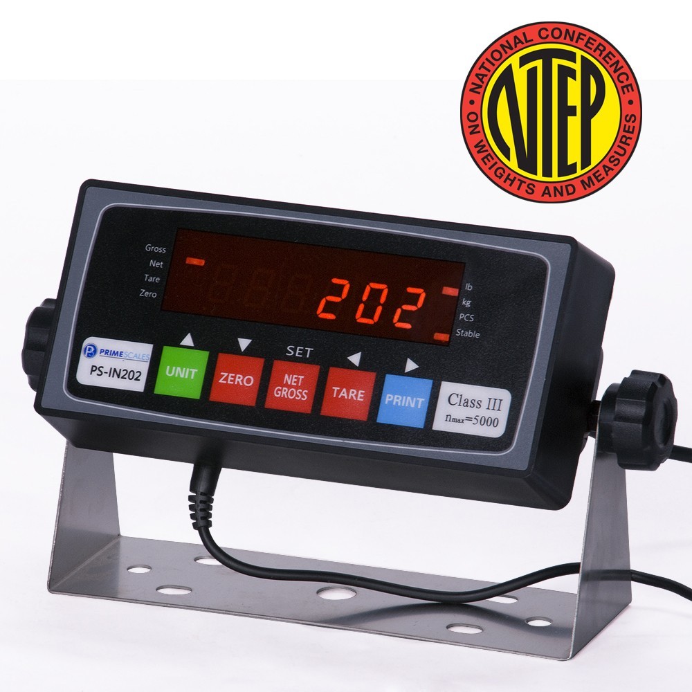 New Prime Scales PS-IN202 Digital Weight Indicator with RS232 Output LCD Display