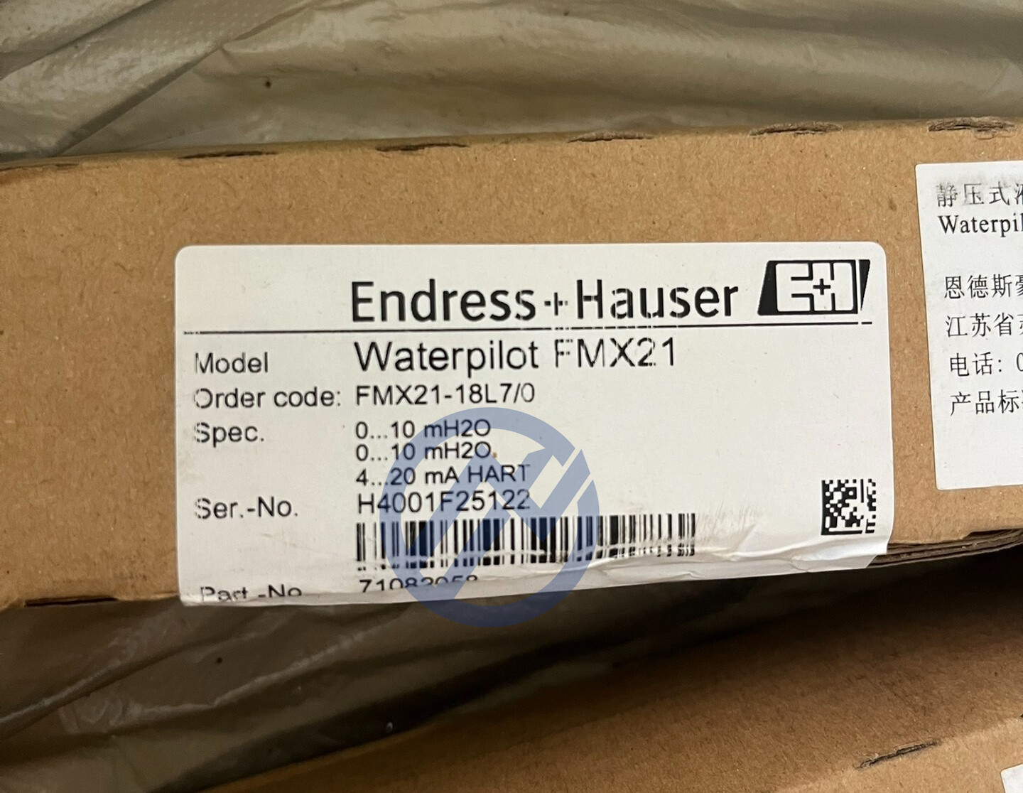 New Endress+Hauser FMX21-18L7/0 Hydrostatic Level Gauge FMX21-18L7/0