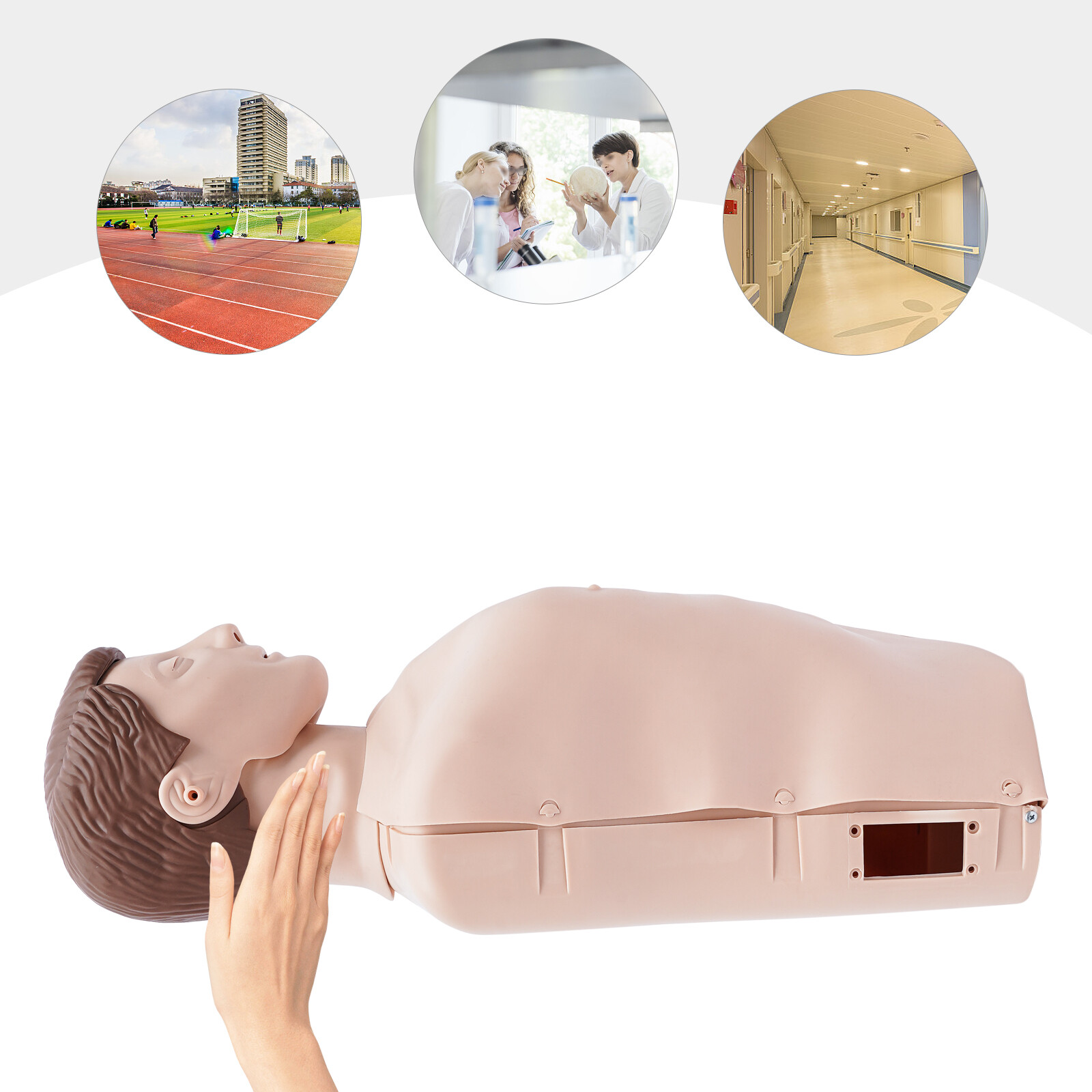 Adult CPR Adult Manikin for First Aid Training Patient Education Simulator Model