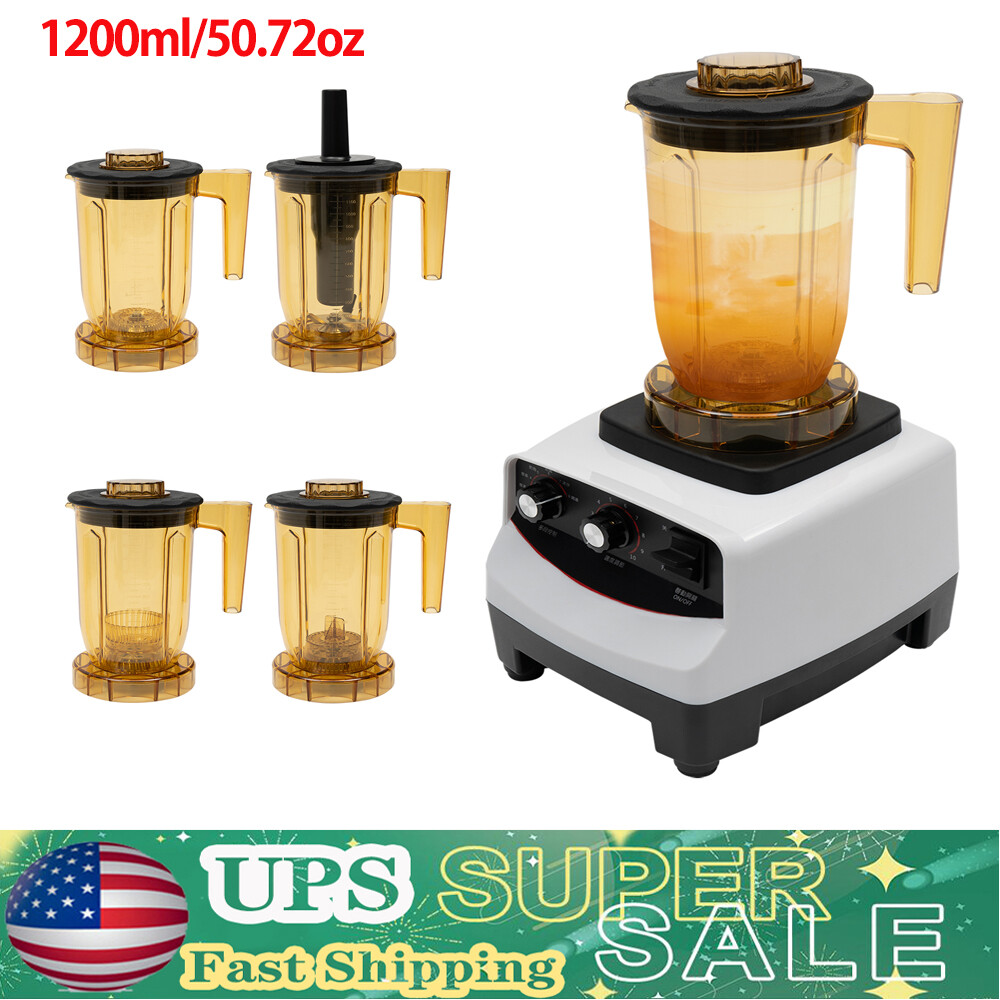 Bubble Tea Machine 1200ml Multifunction Blender with 4 Cups for Easy Brewing