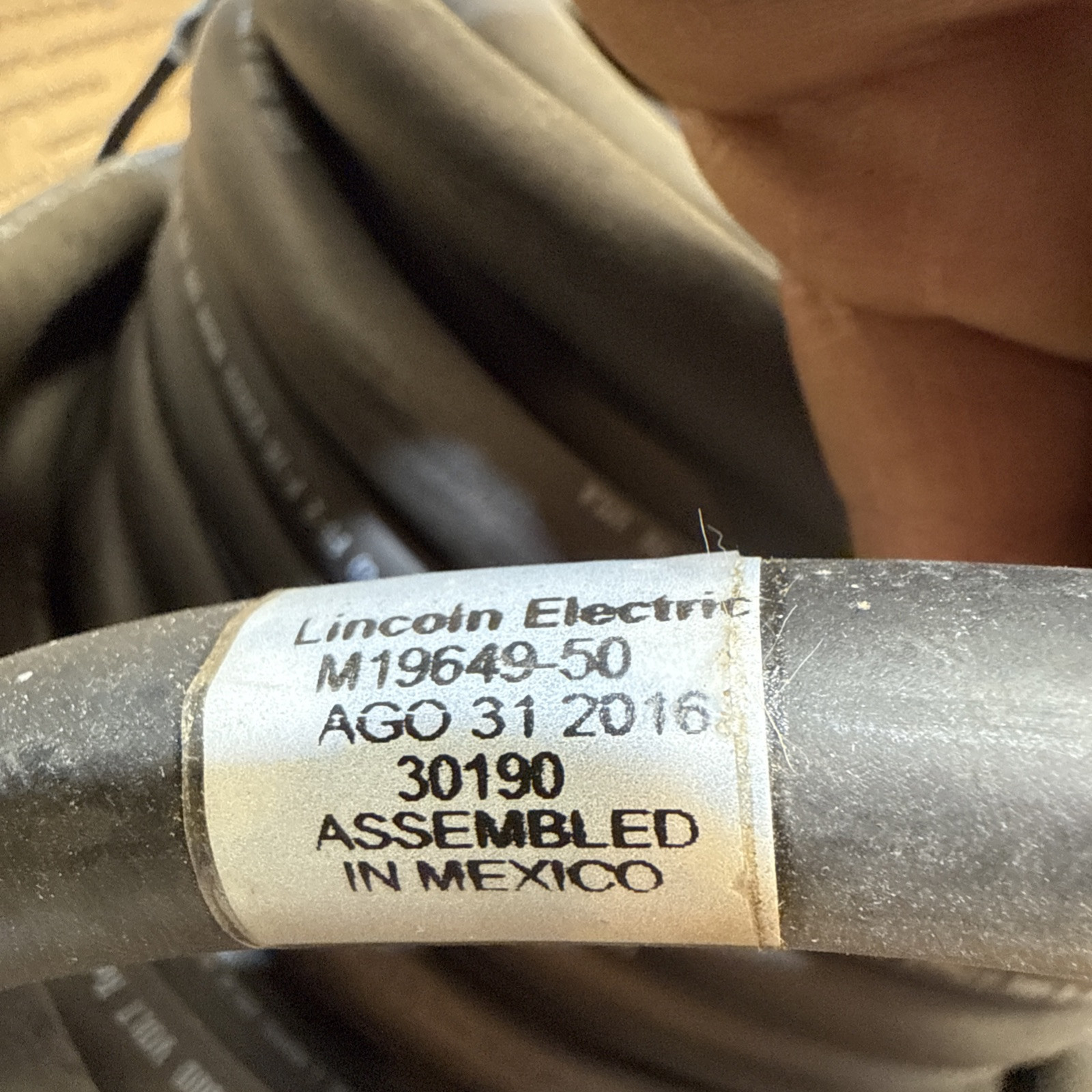 Lincoln K1797-50 Control Cable Extension M19649-50. M 14pin, F 14pin 50ft/15.2m.