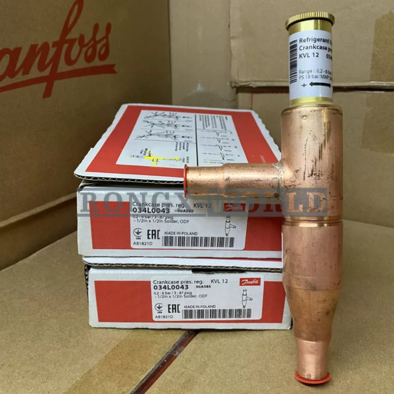 ONE NEW Danfoss Crankcase Pressure Regulator KVL12 034L0043