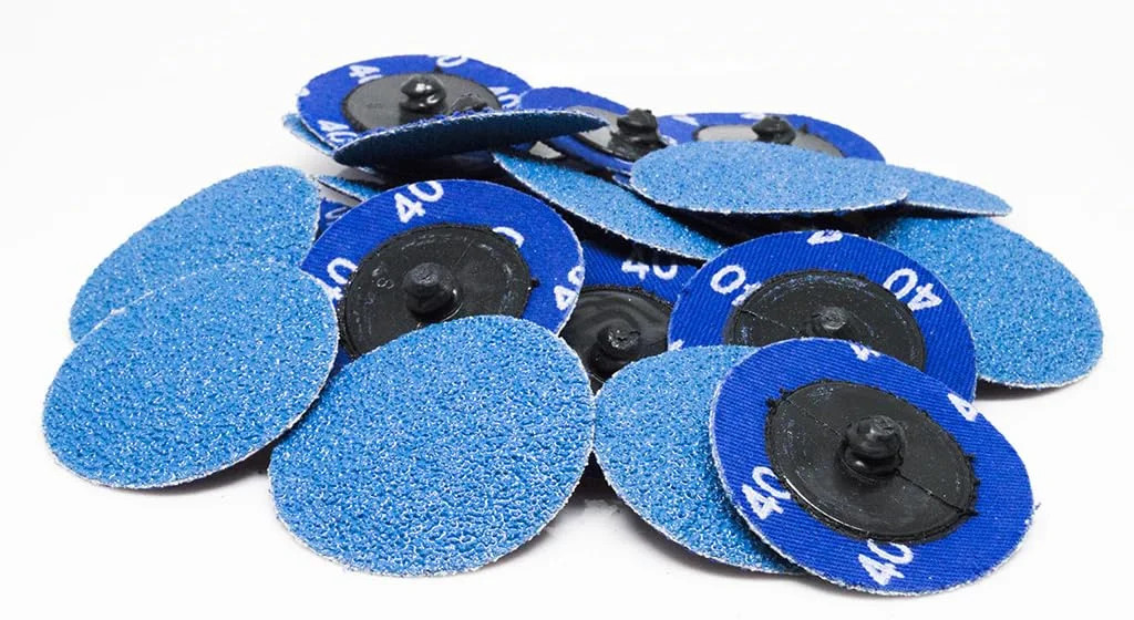 Benchmark Abrasives 2″ Zirconia Quick Change Sanding Discs, 36 Grit | Male R Typ