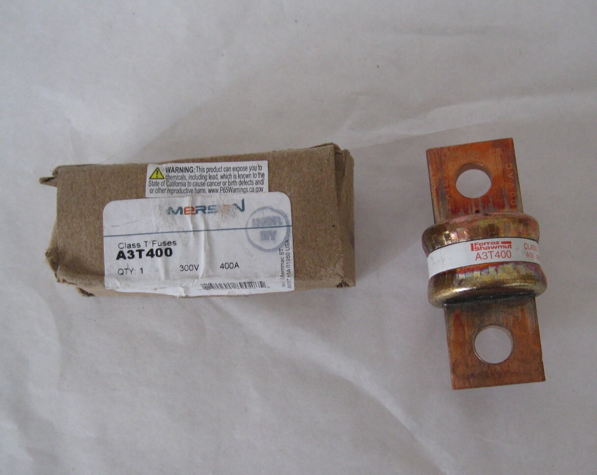 New Ferraz Shawmut A3T400 Class T Fuse 400A