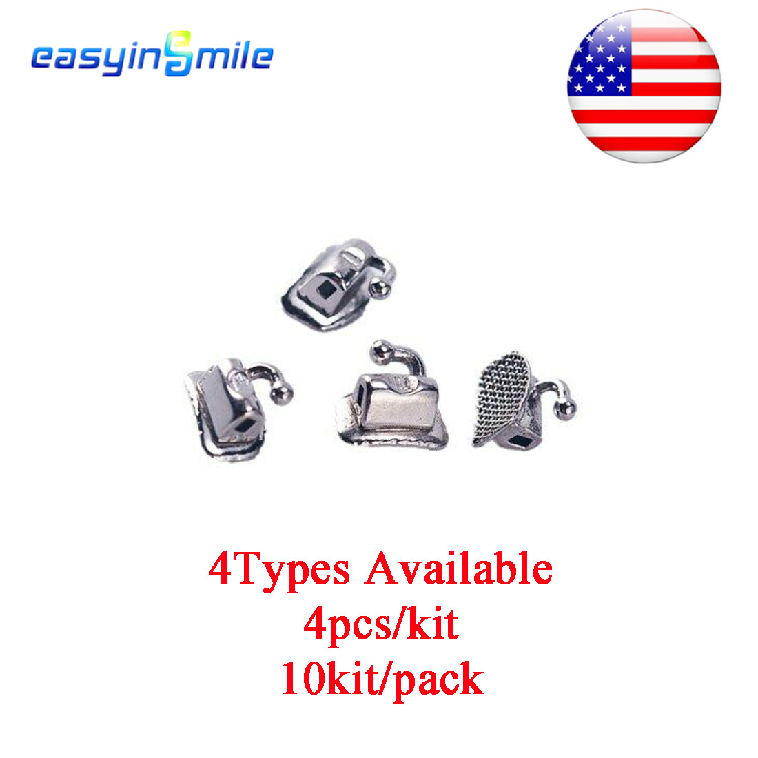 Dental Buccal Tube Orthodontic Brackets Bondable 1st 2nd Molar tube ROTH/MBT 022