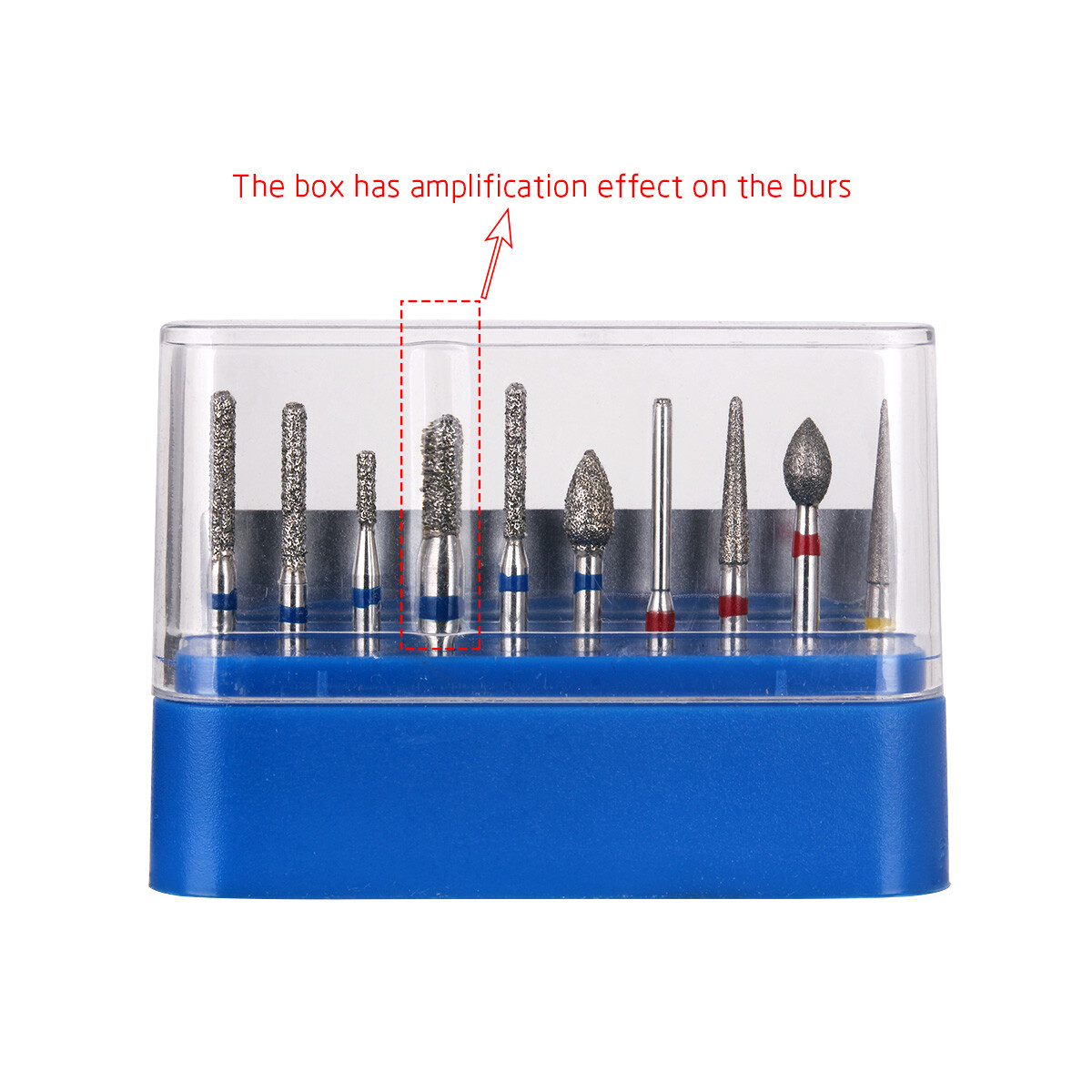 Dental Diamond Burs FG-112 Crown Preparation Anterior teeth High Speed AZDENT