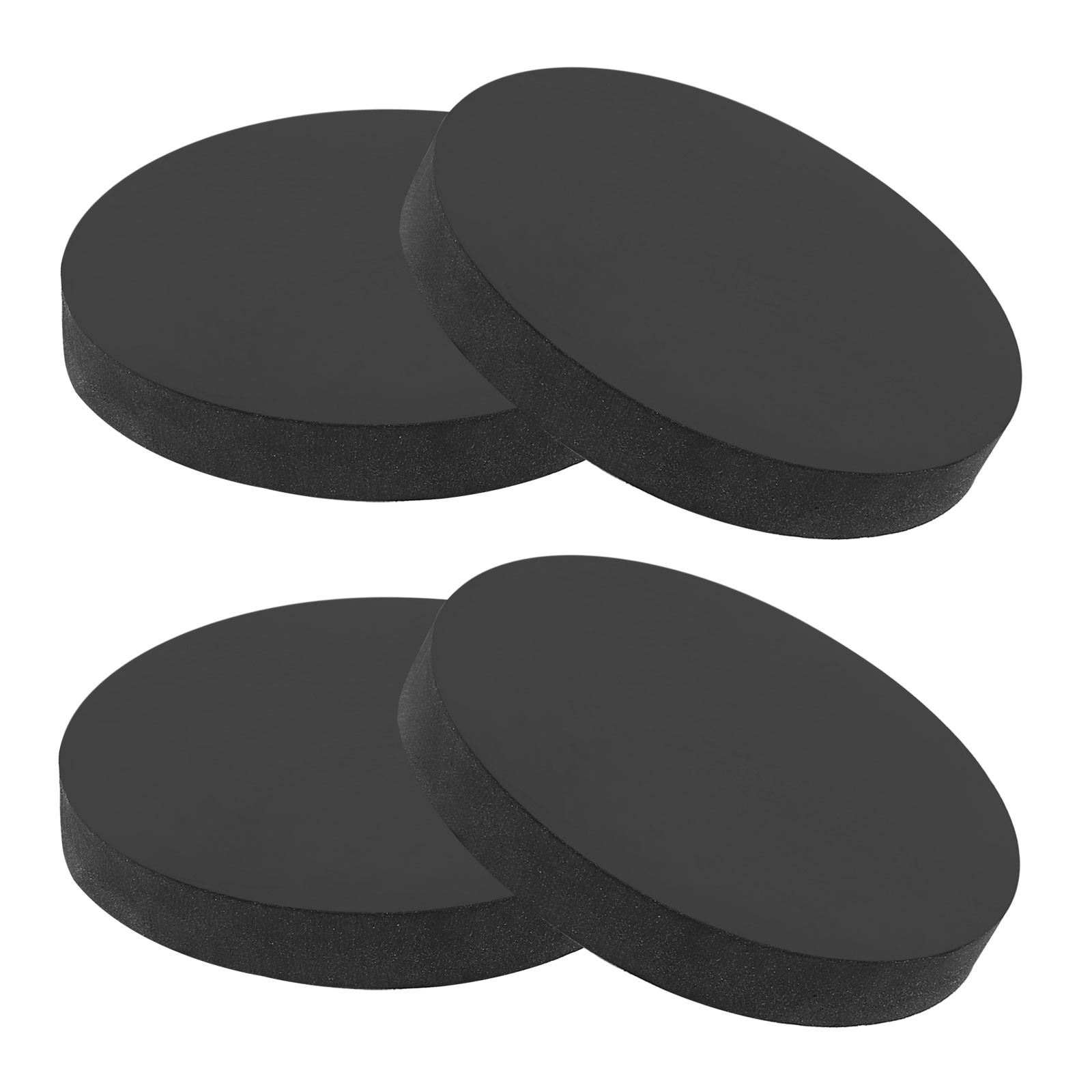 4Pcs 2-3/4″ (70mm x 10mm) Round Rubber Non Slip Furniture Pads
