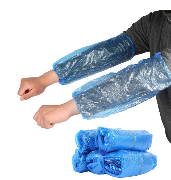 100Pcs Disposable Arm Sleeves Waterproof Plastic Oil-proof Household Oversleeve