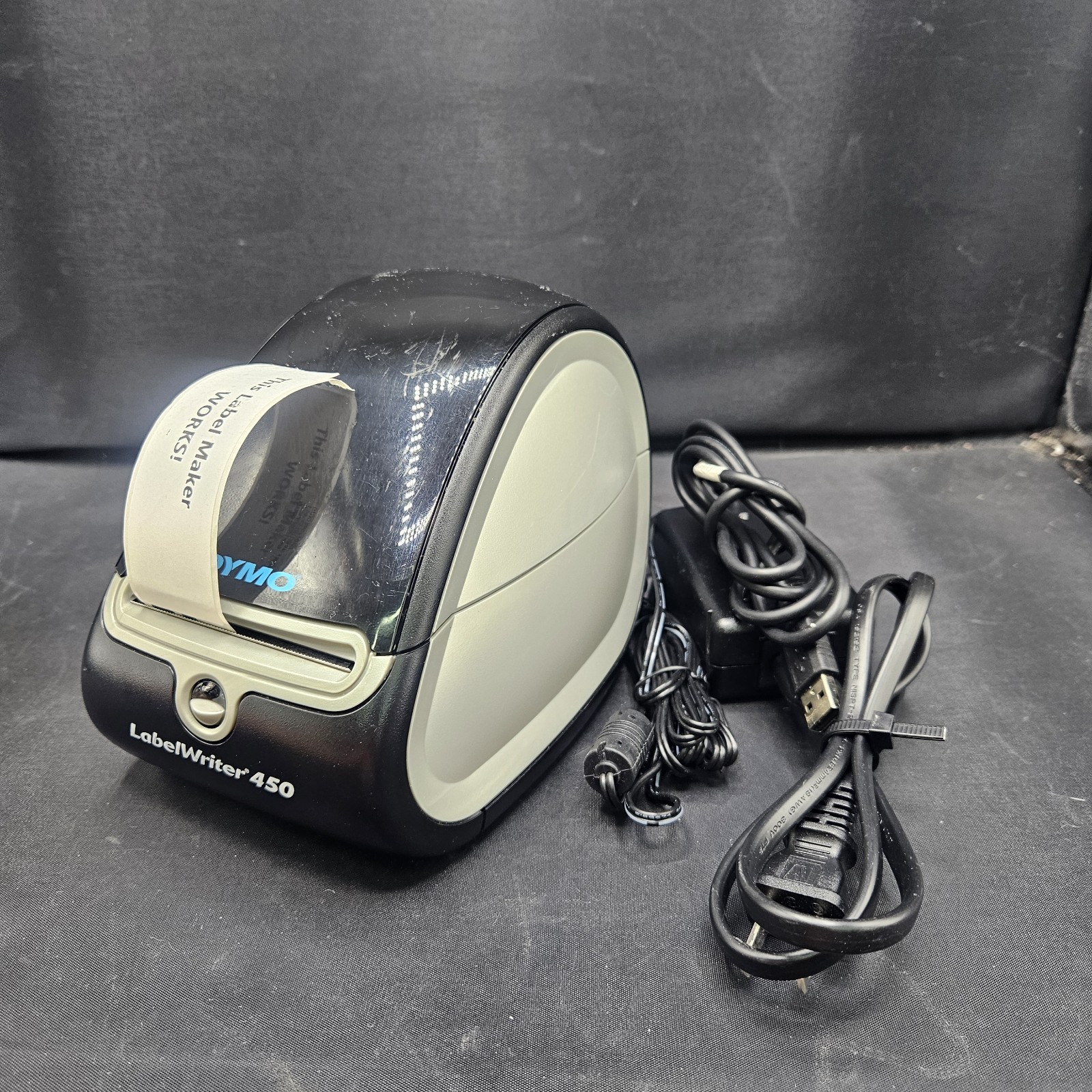 Dymo LabelWriter 450 Thermal Label Writer Printer with AC Adapter & USB 1750110