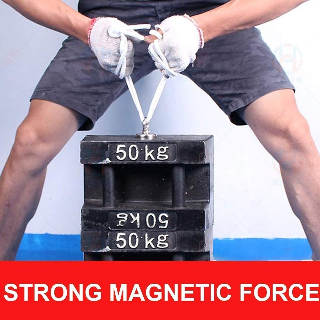 1200LBS Neodymium Magnet Fishing Kit Strong Magnetic Rod Fishing Equipment Gear