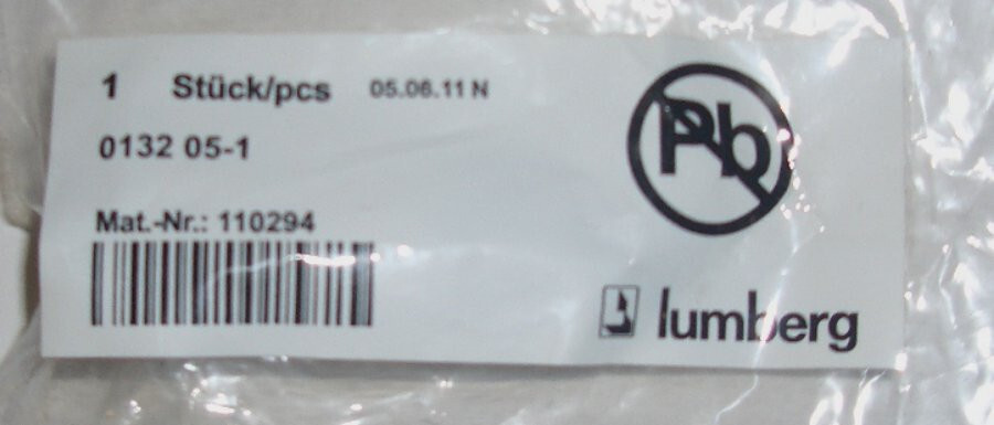 LUMBERG Din 45322 5 Pin Male Bayonet Lock 013205-1 110294